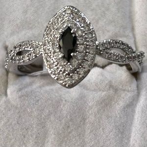 Bomb Party RBP5682 Perfectly Mine Size 11 Black Onyx Cubic Zirconia